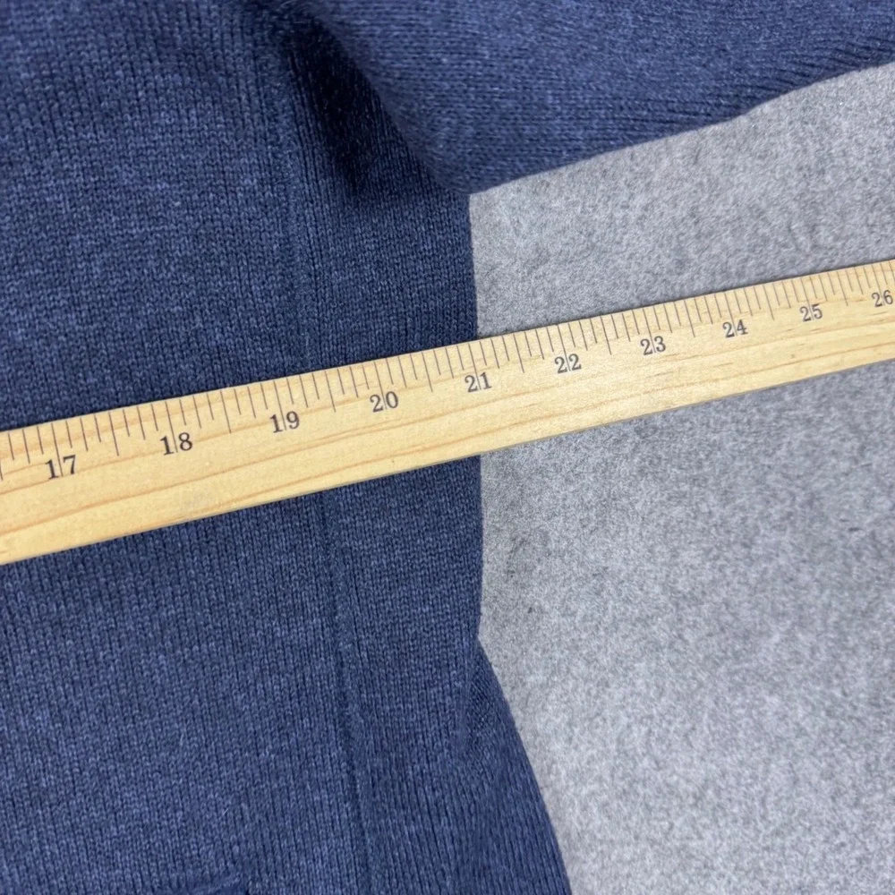 Patagonia Better Sweater Mens Large Navy Blue Full Zip Fleece Jacket 25528 *